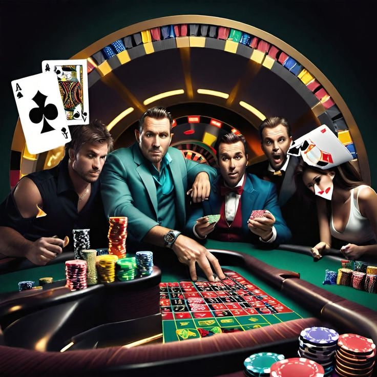 Caribbean Stud Poker live dealer table on barcatoto wap showing dealer and player hands with betting layout