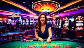 Side bet options and bonus payouts displayed on live table interface